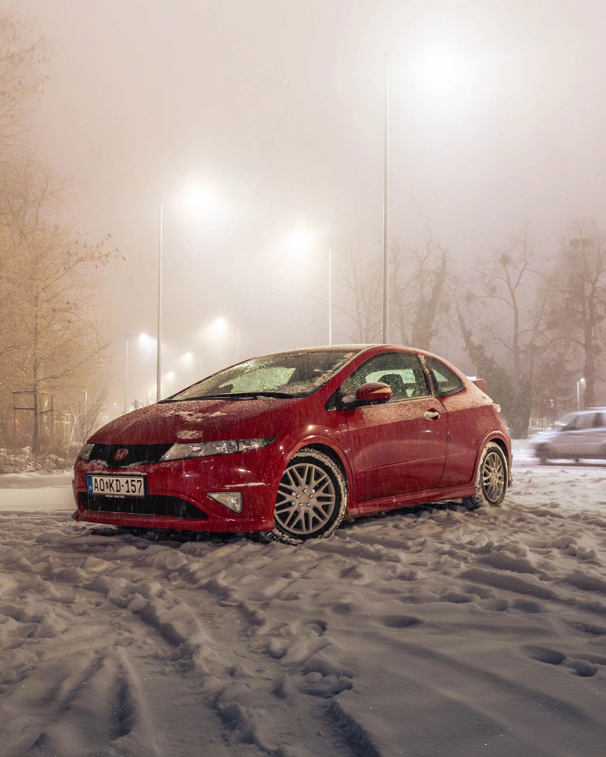 Honda Civic Type R FN2, station red