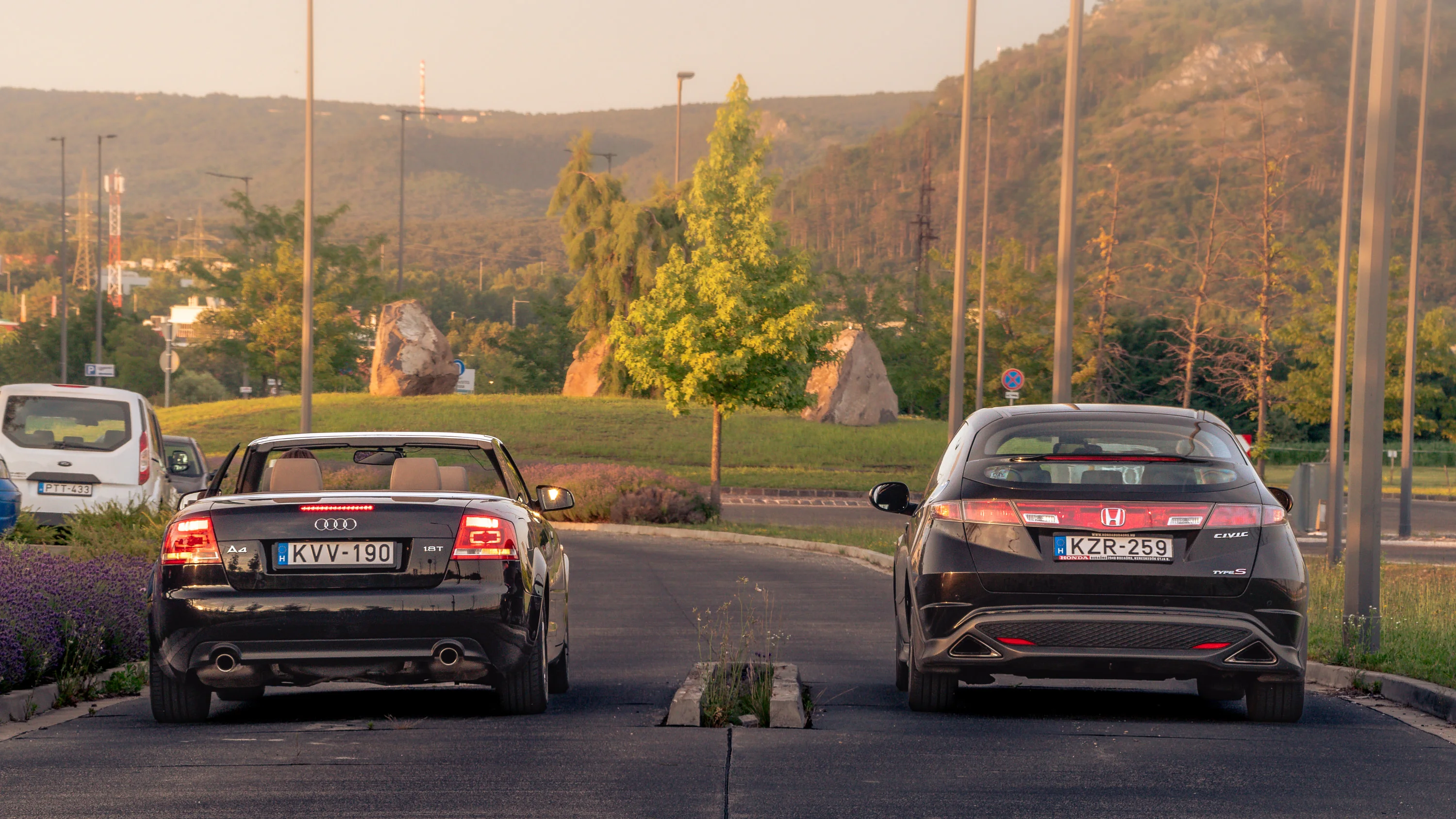 Audi A4 Cabriolet, golden hour